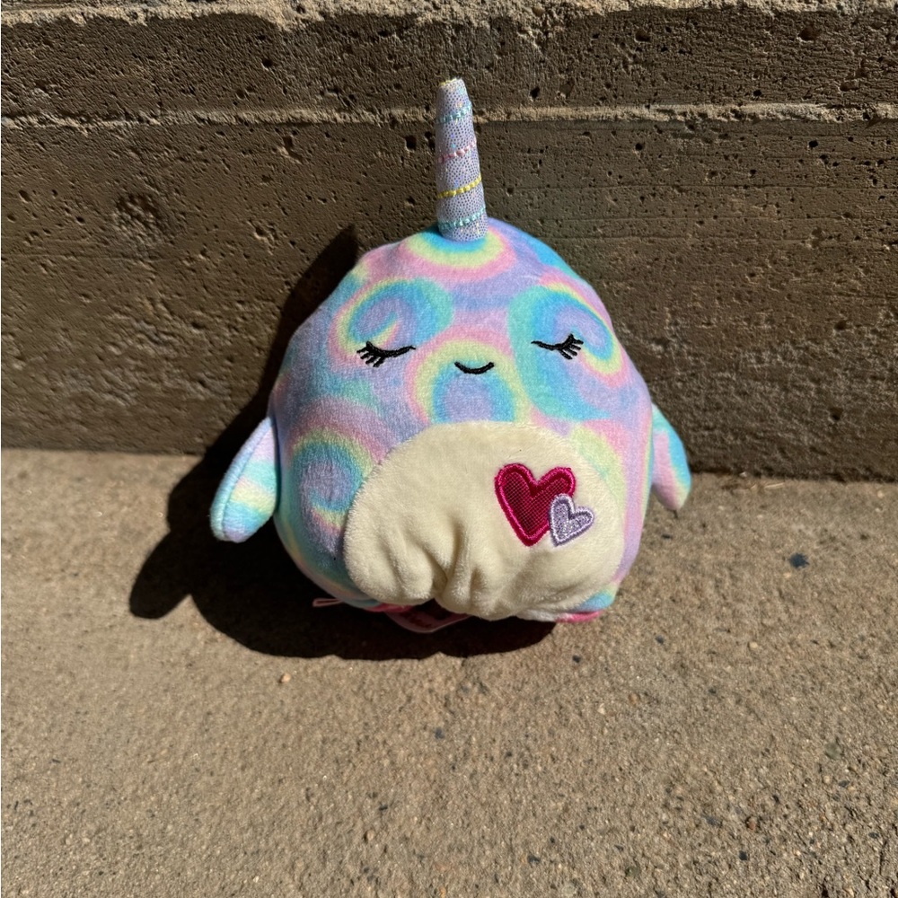 Squishmallows Pastel Narwhal Stuffed Animal‎